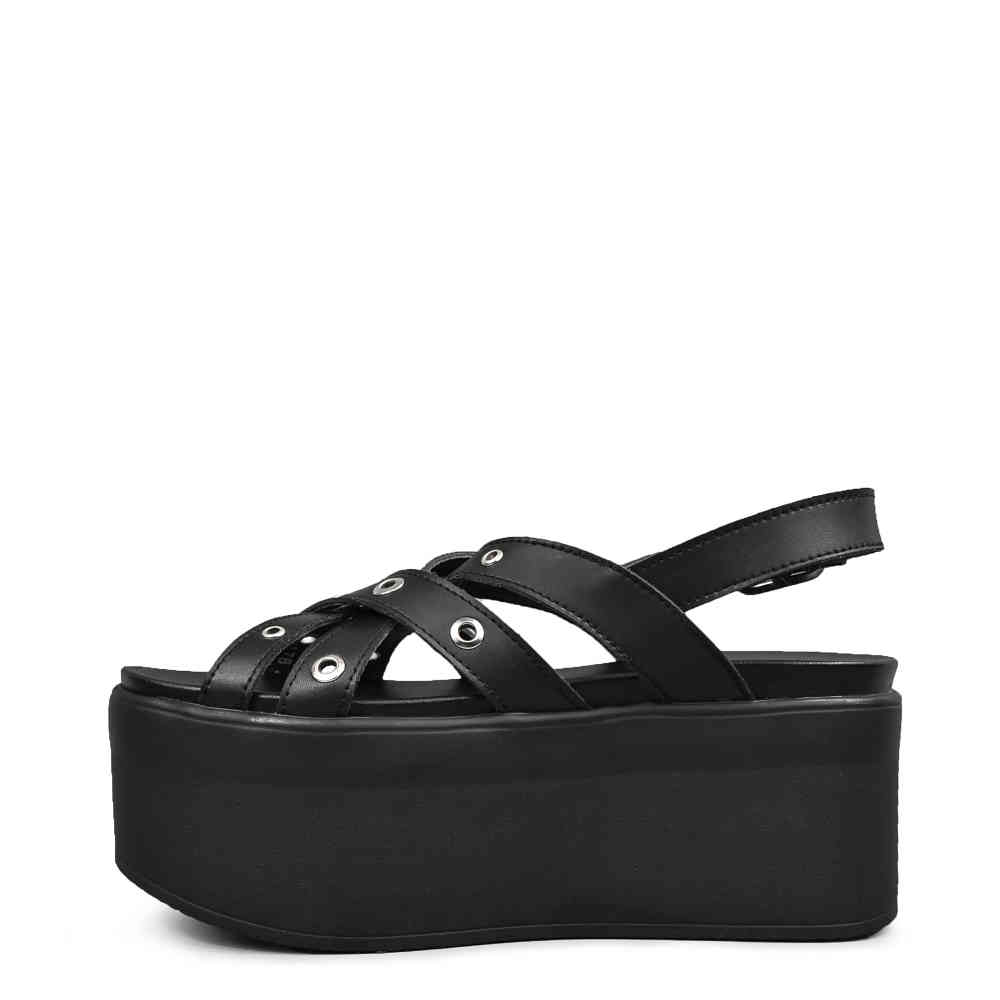 Altercore - Nitta Plateau Sandaal - Zwart